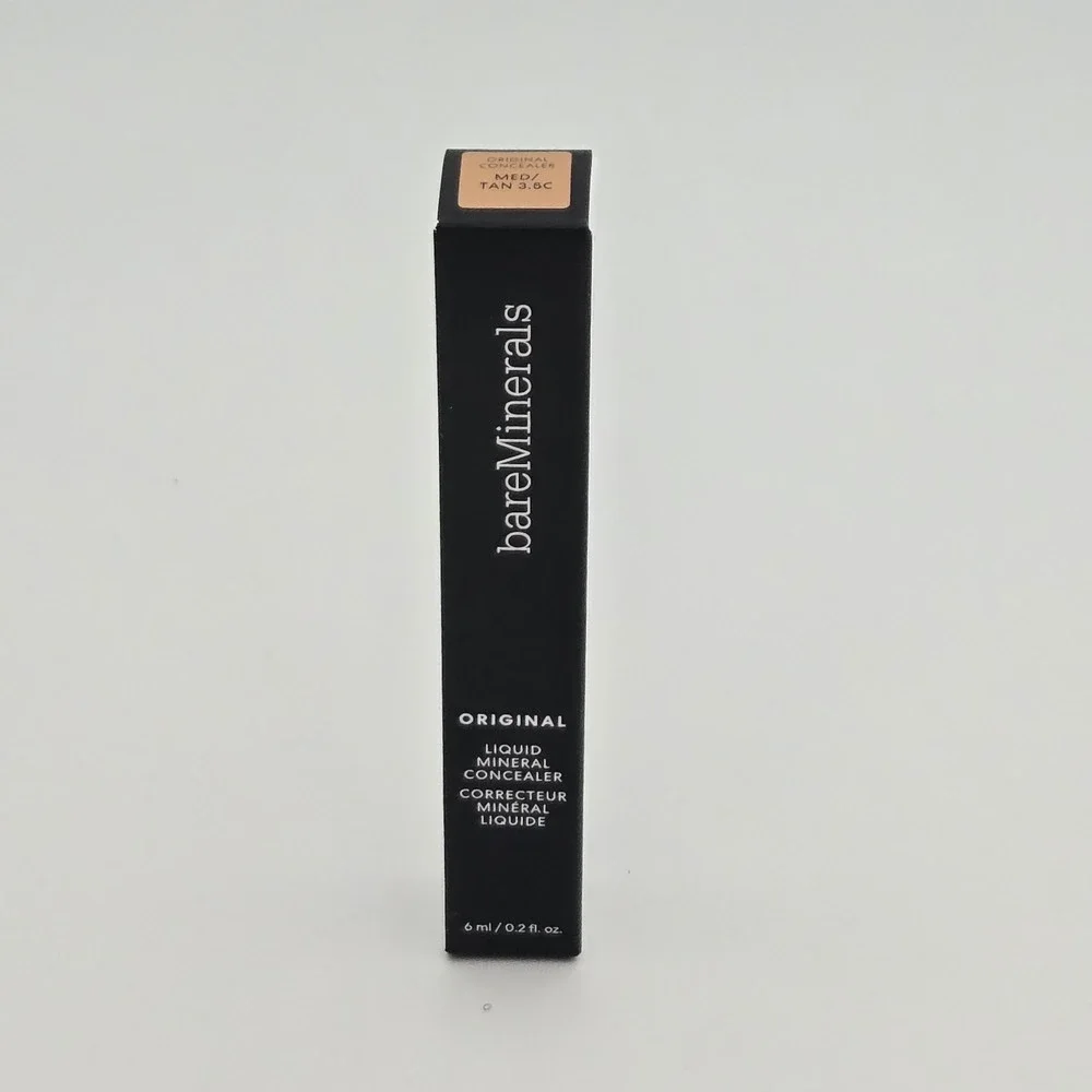 Bare Minerals Original Liquid Mineral Concealer Med Tan 3.5C  0.2 Fl‎ Oz NIB